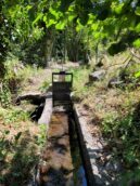Relevé de débit des eaux de la rivière la Castellane © PNRPC (43)